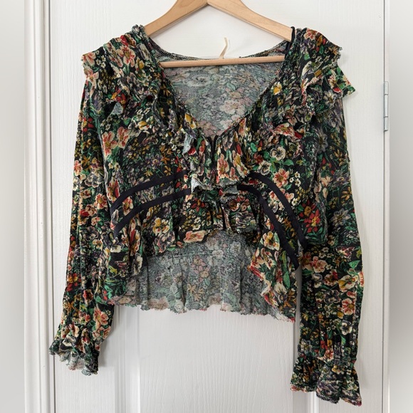 Free People Rudi Ruffle Top - Picture 9 of 11